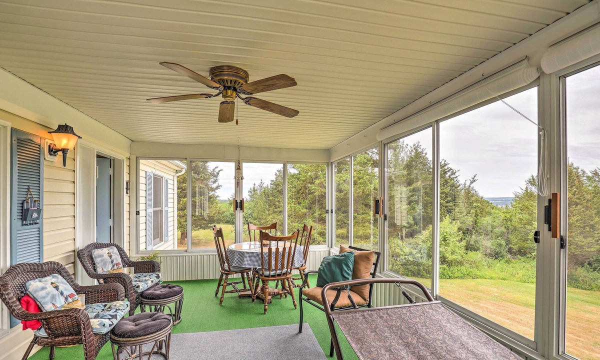 Town of Milo House | Finger Lakes Retreat w/Sunroom, Fire Pit & BBQ!