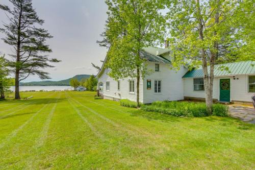 Speculator House | Fire Pit & Beach: Lake Pleasant Home w/Views