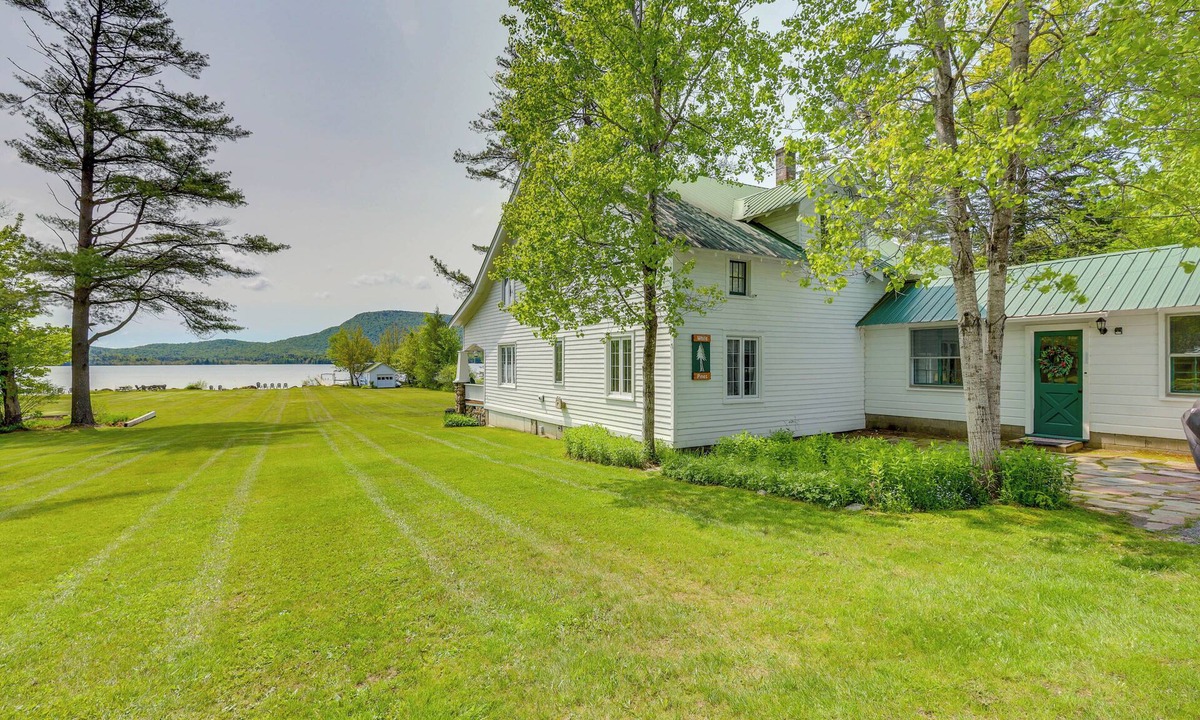 Speculator House | Fire Pit & Beach: Lake Pleasant Home w/Views