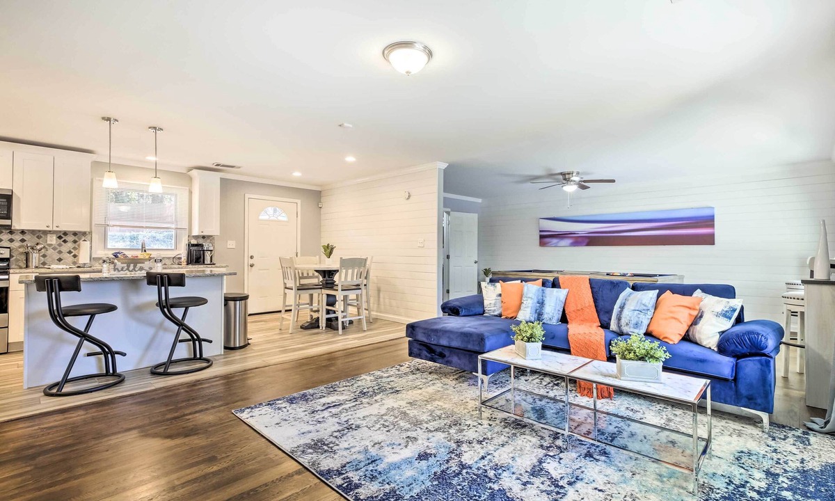 Collier Heights House | Fire Pit & Deck: Home 7 Mi to Mercedes-Benz!