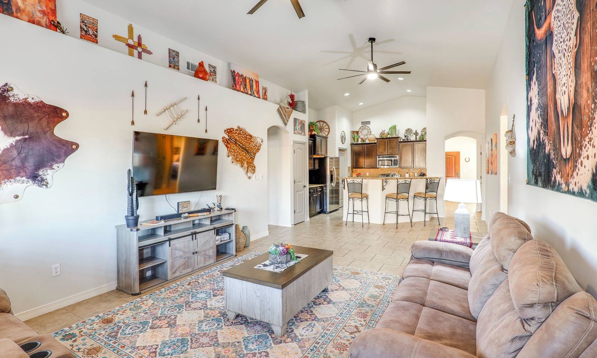 Carlsbad House | Fire Pit, Pets Welcome: Home 4 Mi to Dtwn Carlsbad