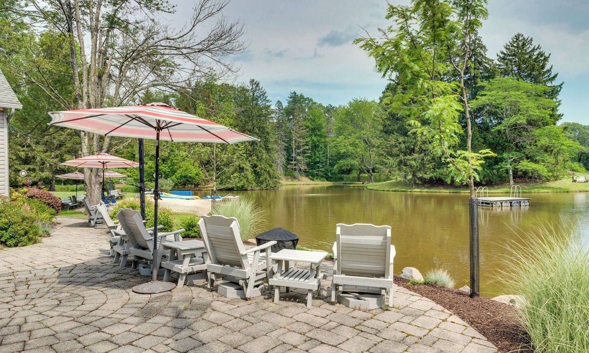 Bangor Apartment | Fish & Hike: Lakeside Poconos Retreat, Unit 3