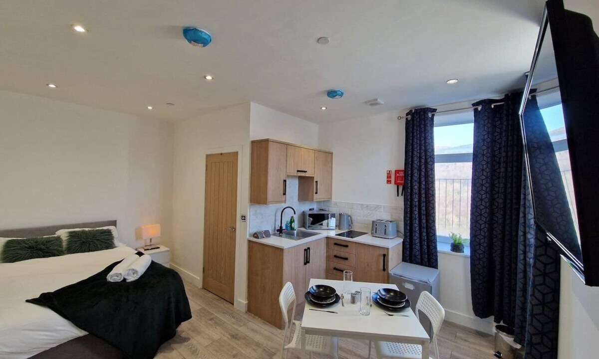 Mountain Ash Apartment | Flat 2, Modern Studio apartment