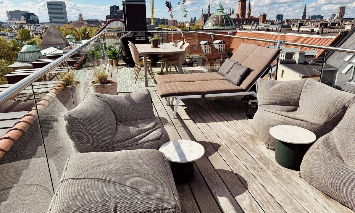 København V Apartment | Flat with rooftop terrace in central Copenhagen