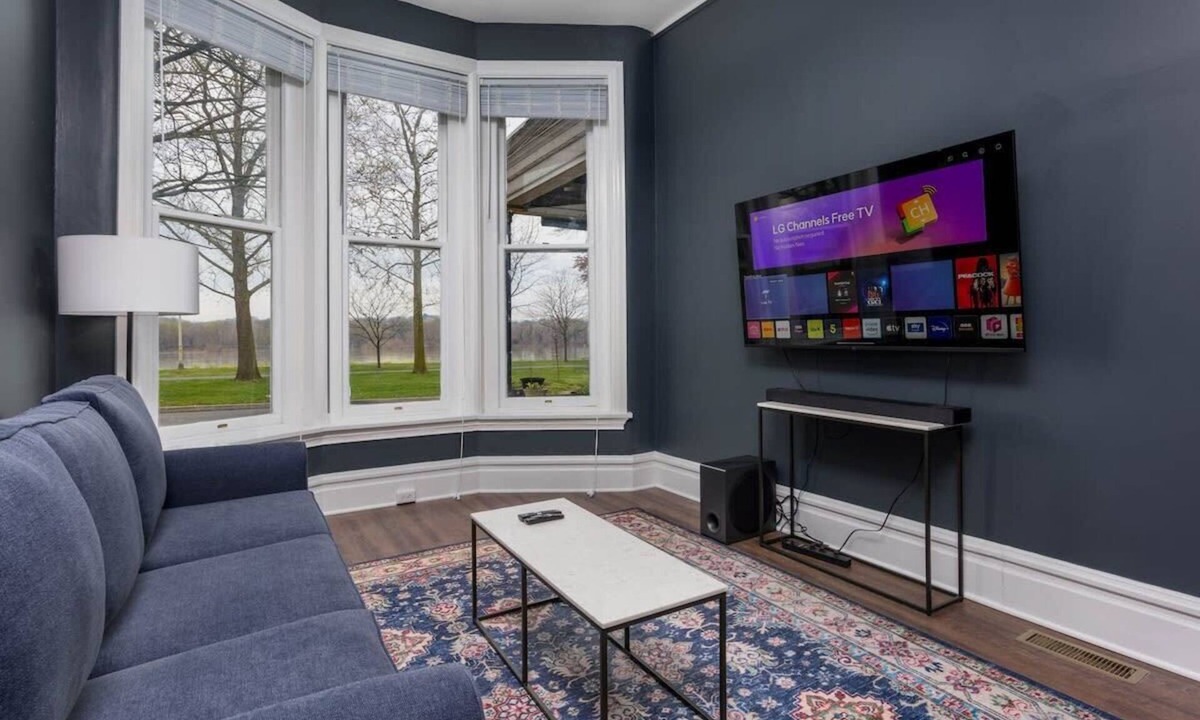 Harrisburg Apartment | Flats on Front - Riverfront Gem, Fast Wi-Fi, 1F