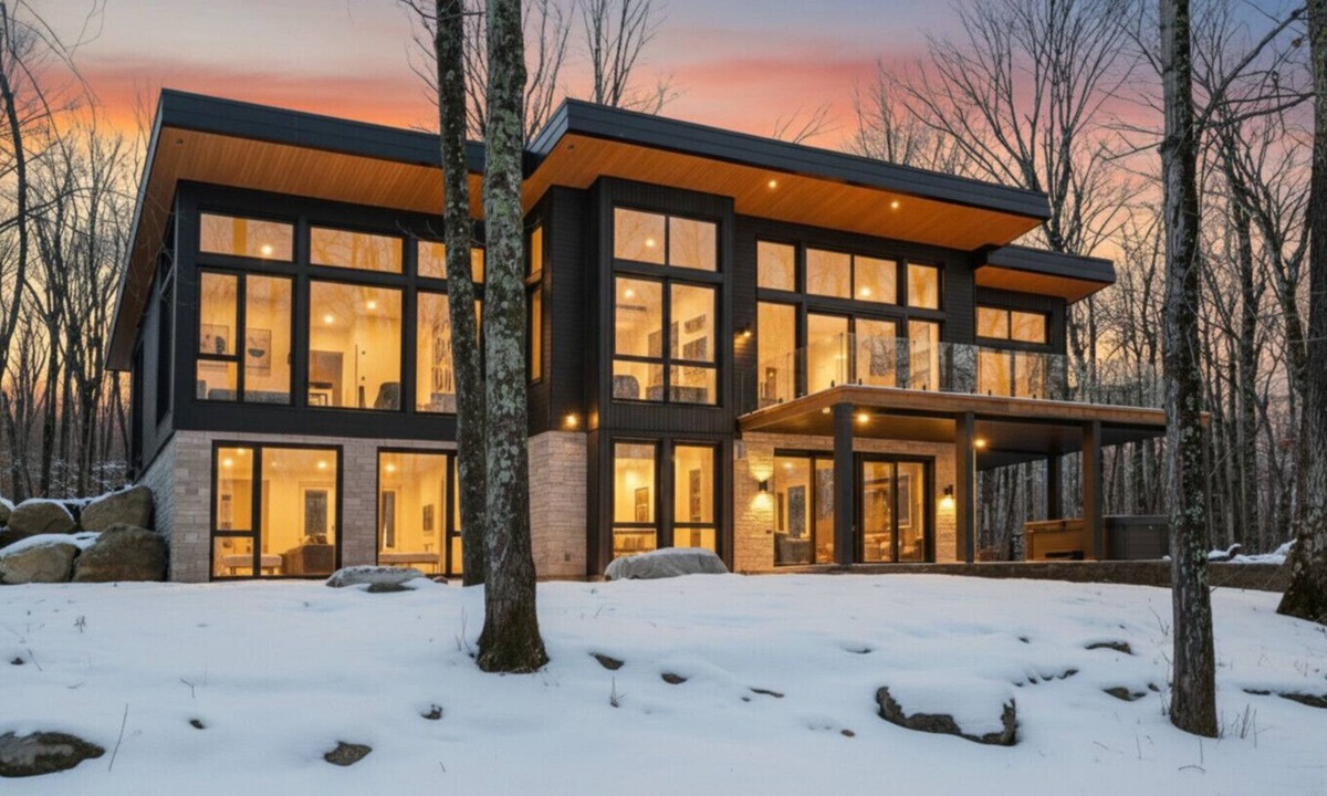 Mont-Tremblant Ski Chalet | Forêt de Verre: Luxury Forest Retreat w/Hot Tub
