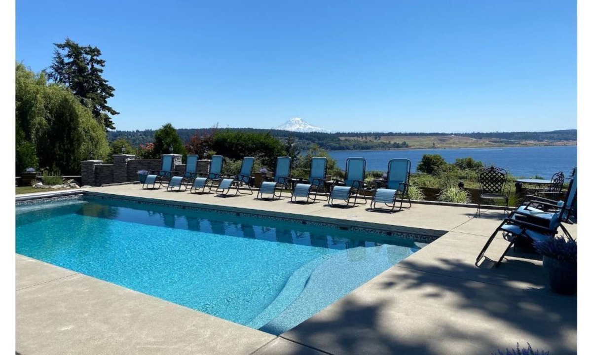 Fox Island Apartment | FOX LODGE - Relax. Refresh. Restore. (2-bdrm, pool, hot tub & view!)