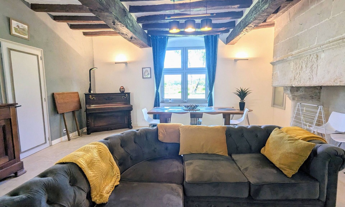 Douadic Cottage | Charming Renovated 11th-Century Cottage near Brenne Ponds - Sleeps 6, Terrace, BBQ, WiFi