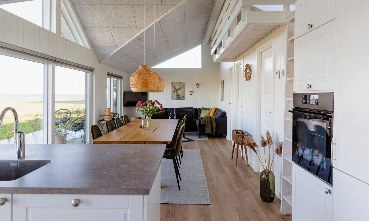 Fynshav House | Fresh air on open terrace with view