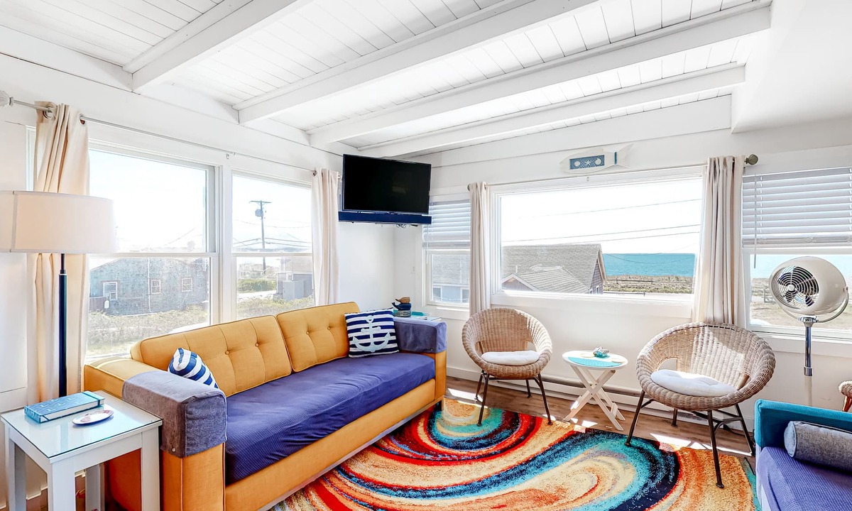 Wellfleet Cottage | Fresh Oceanfront Cottage w/Free WiFi, Private Beach Access, Deck, & Partial A/C