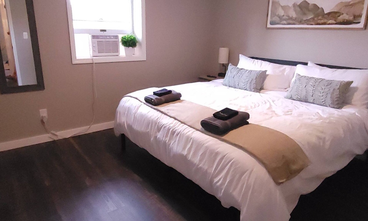 Burdett Apartment | Freshly updated apartment with ample outdoor space