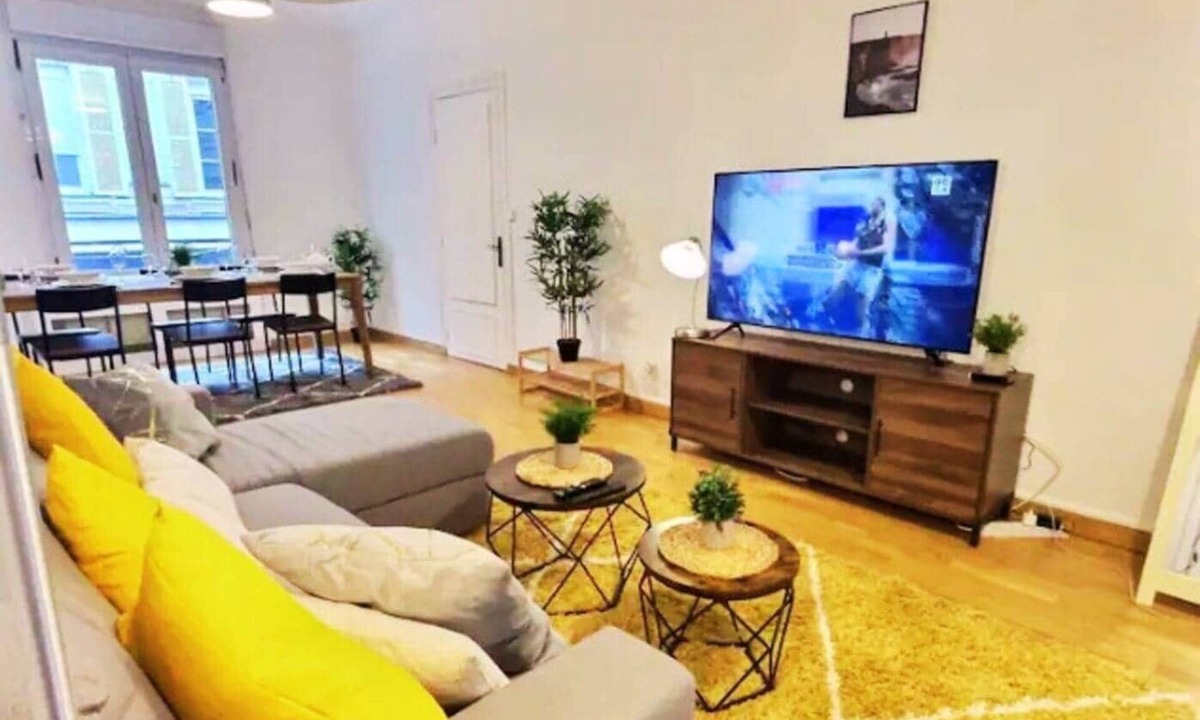 Downtown Angers Apartment | Full center 8pers 4ch 2sdb, billiards