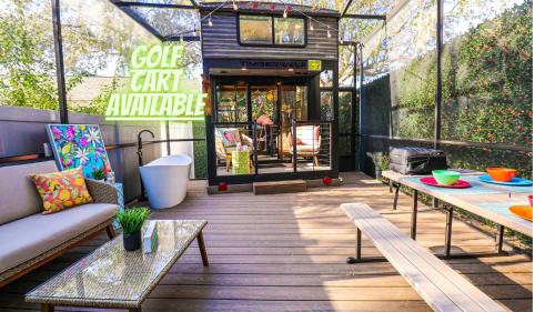 Winter Garden House | FunTropicalTinyHomeGolfCartLake
