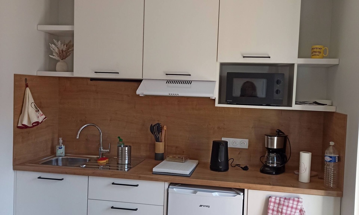 Quartier de France Apartment | Furnished studio "Les Sources