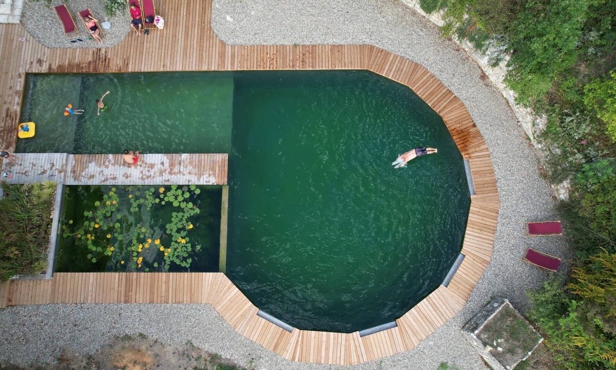 L'Isle-Bouzon House | Gîte 15 persons Cabanes de Fallot - swimming pool
