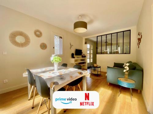 Birac-sur-Trec Villa | Gîte 4 étoiles piscine à 10 min de Marmande calme et parking