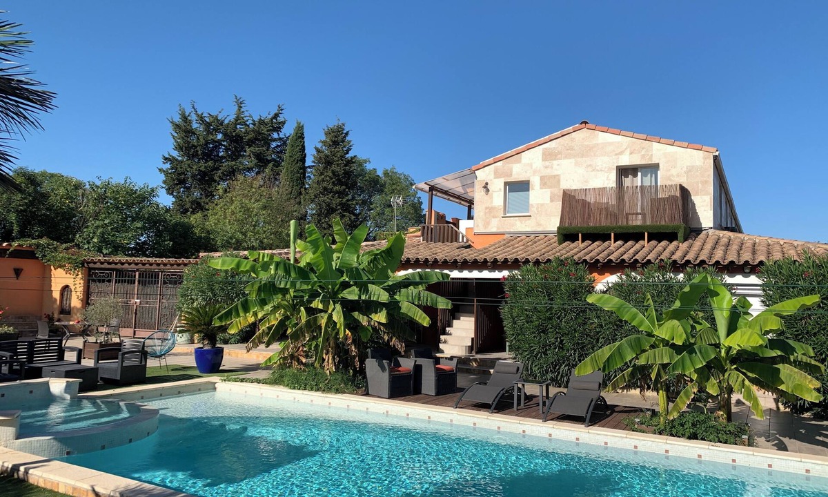 Laverune Apartment | Gîte 4 pers 50m2 (swimming pool/Jacuzzi sauna) 10 mn from Montpellier