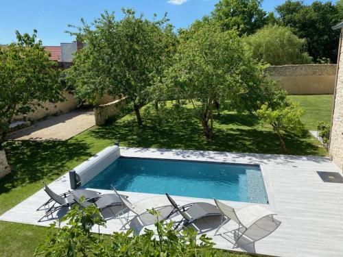 Paray-Douaville House | Gîte de charme avec piscine privée