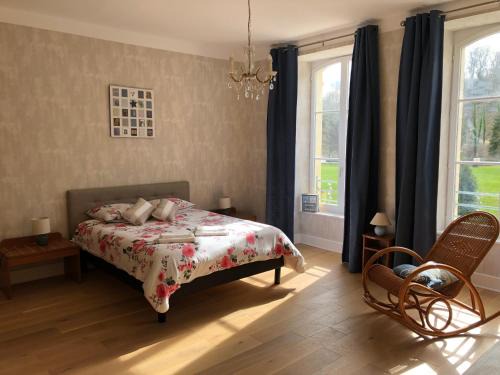 Rollainville Bed & Breakfast | Gîte de l'Abbaye chambre triple