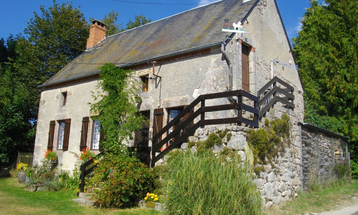 Soumans House | Gîte du Domaine de Chateux, chez Marlène near Boussac/Communal swimming pool