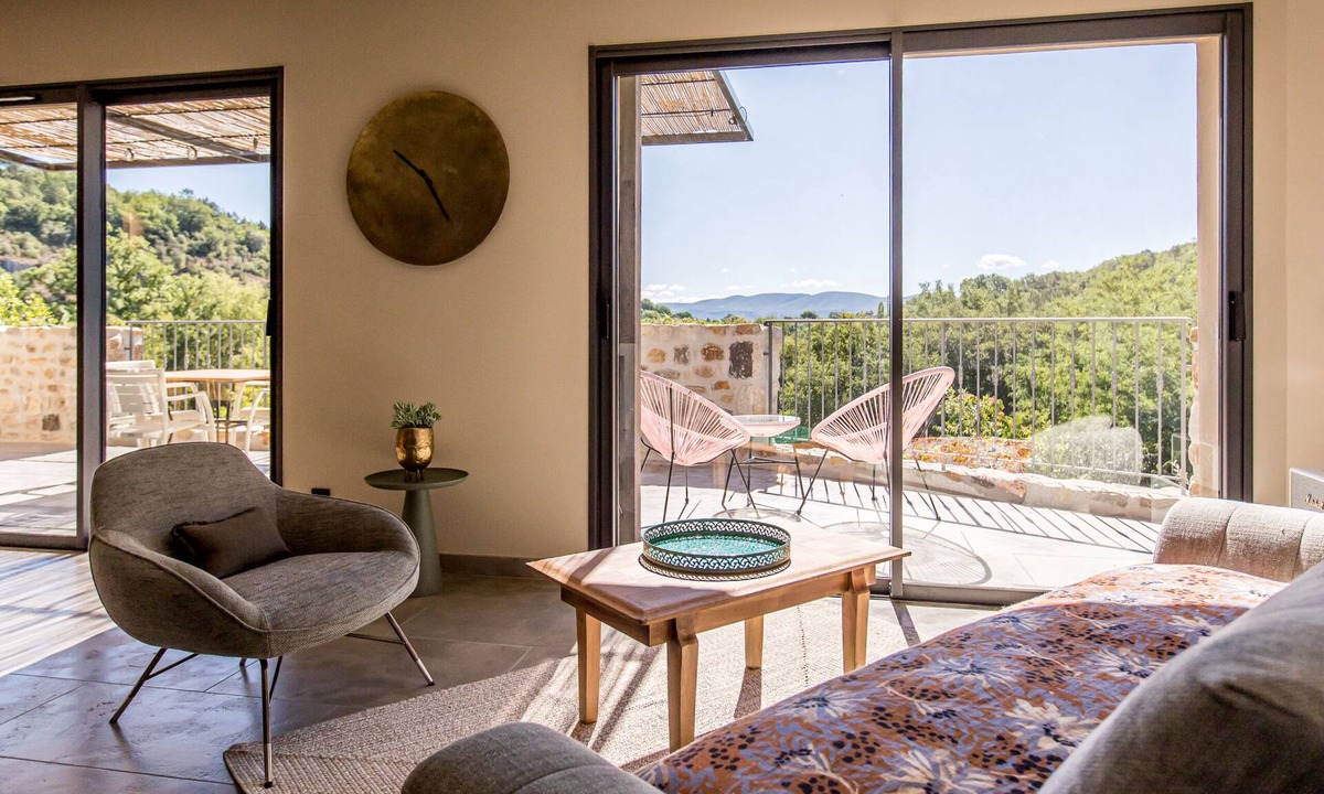 Casteljau Villa | Gîte Laumaga - 4 people with private Spa I Domaine le C4 I Sud Ardèche