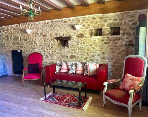 Prissac House | Gîte "Le Chatel" avec piscine