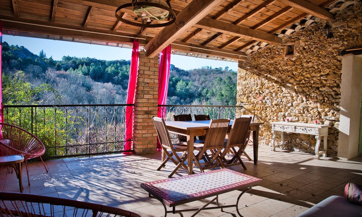 Anduze House | Gîte Nid d'Anduze-Mas Suéjol (18 Pers) en Cévennes, Gîte Nid d'Anduze