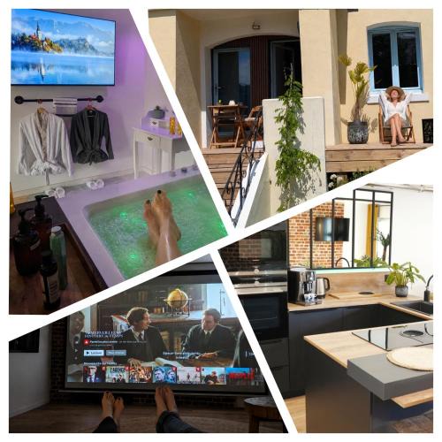 Ault Apartment | Gîte Oasis Ault - Ciné, Balnéo & Confort à la Mer