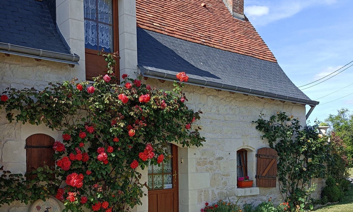 Brehemont House | Gîte Roses De Loire with Private Terrace and Wi-Fi in Bréhémont