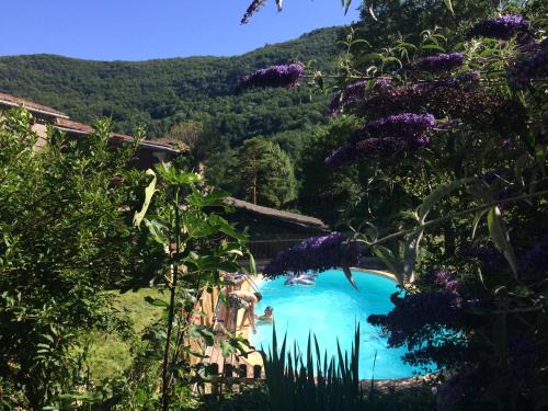 Roquefort-les-Cascades House | Gîte Tanagra : Maison avec piscine et vue exceptionnelle