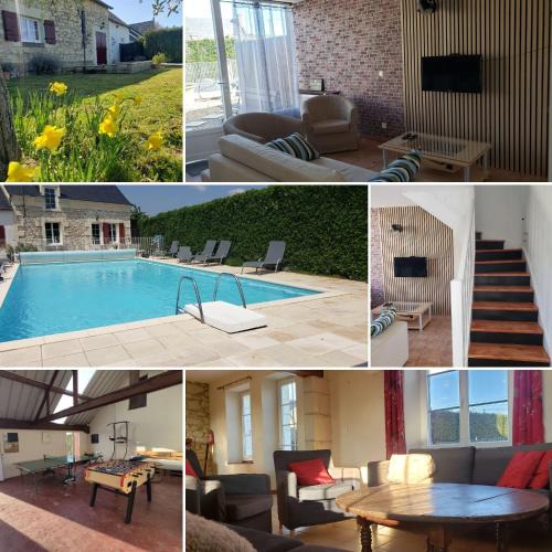 Allonnes House | Gîtes Les Volets Rouges d'Allonnes