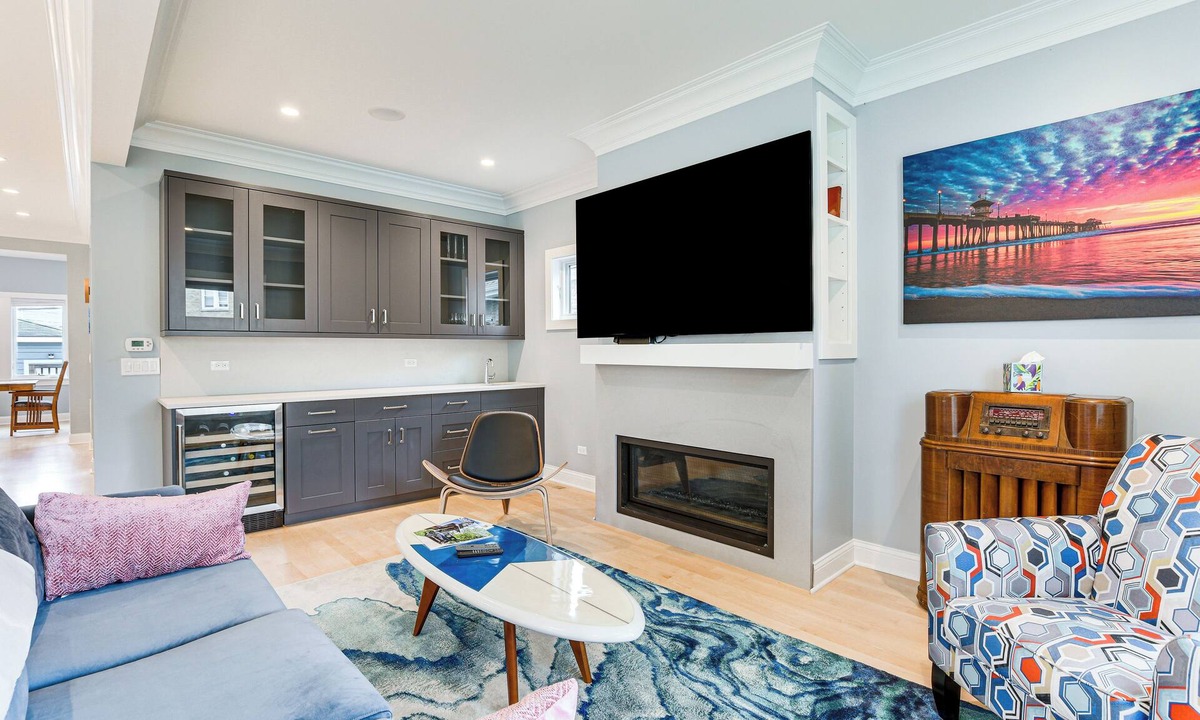 Mayfair House | Game Room, Deck & Yard: Chicago Home
