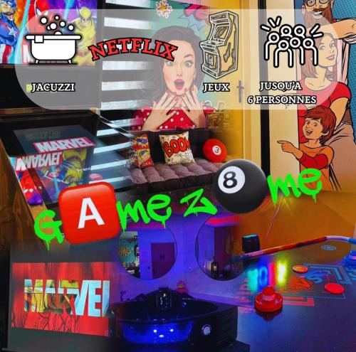 Magenta Apartment | GAME ZONE Maison Unique hyper centre ville, proche toutes commodités