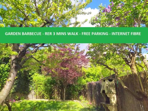 Arcueil House | Garden house, parking, 3 mins RER, 1km Paris