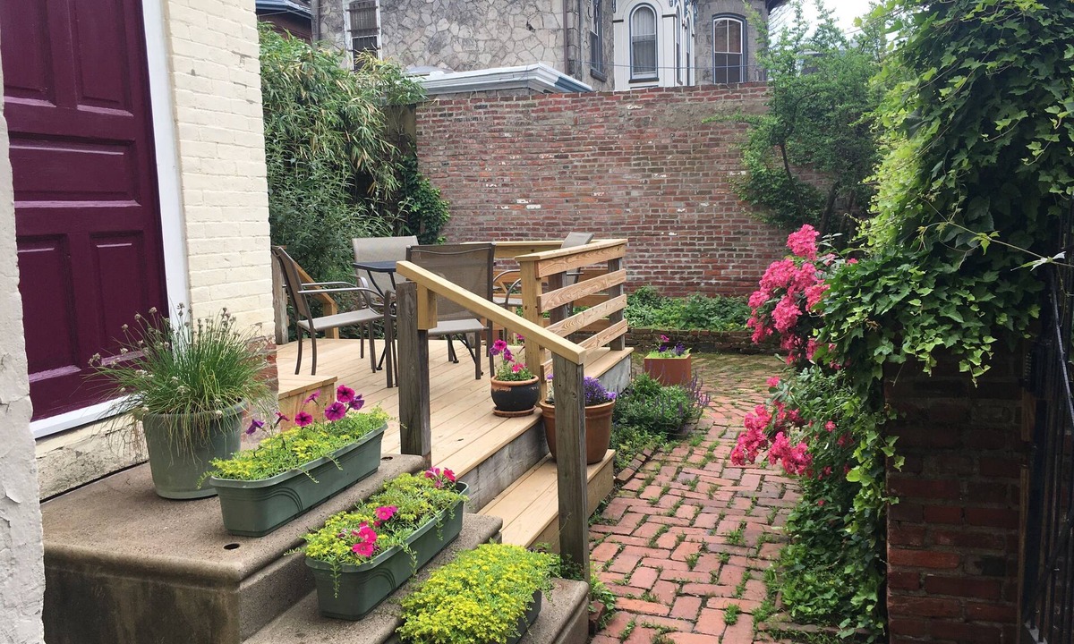 Powelton Village Apartment | Garden Oasis: 1BR Apartment with Patio in Historic Home, Near Universities