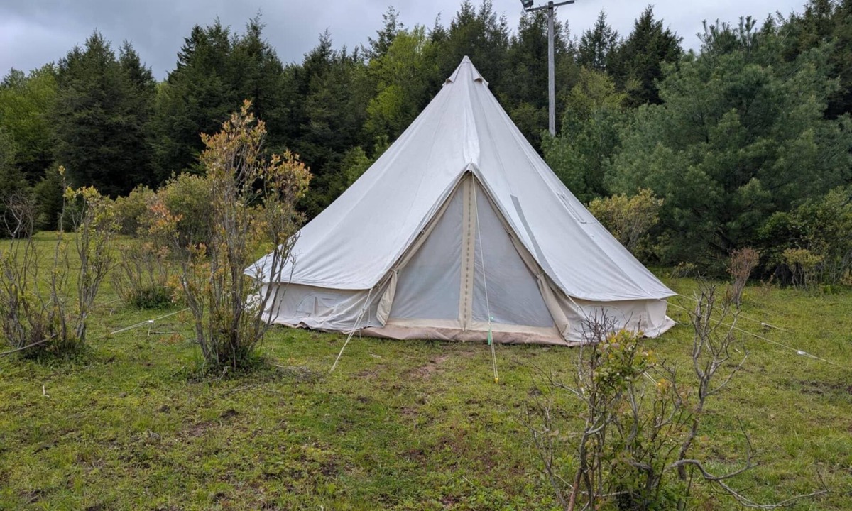 Parksville RV Rental | Giant Bell Tent on Working Ranch
