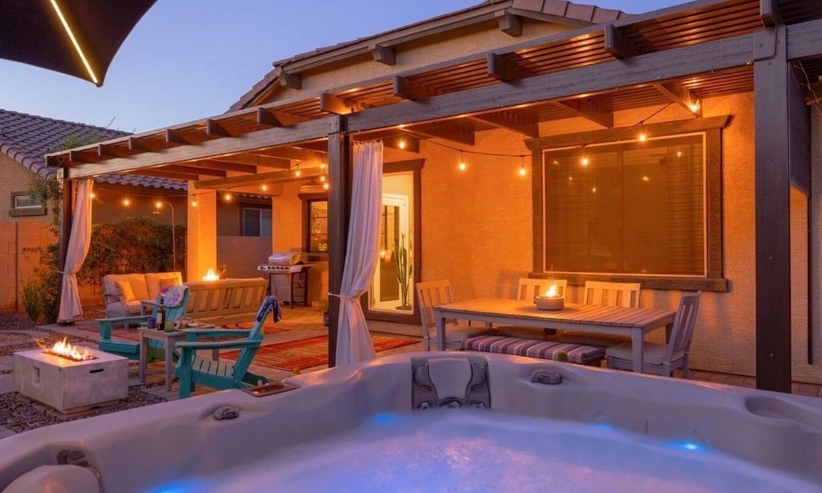 Gilbert House | Gilbert Getaway- Hot Tub, Fire Pit & Office