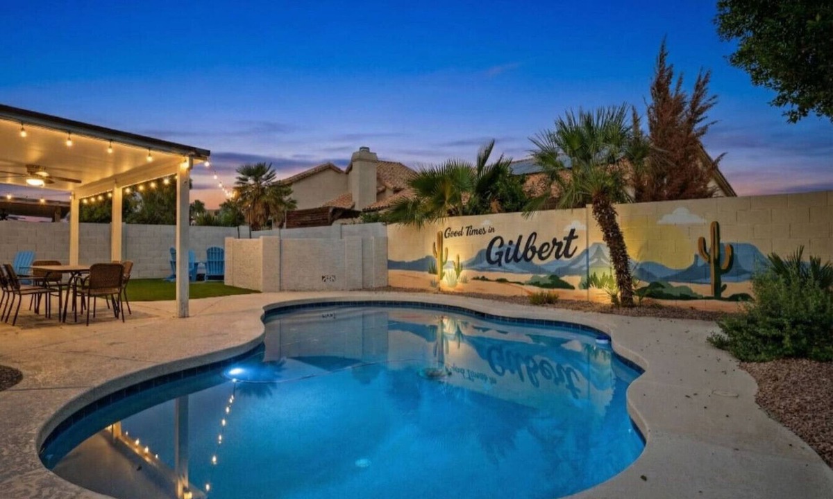 Madera Parc House | Gilbert Oasis Pool Heating + Game Room + Billiards