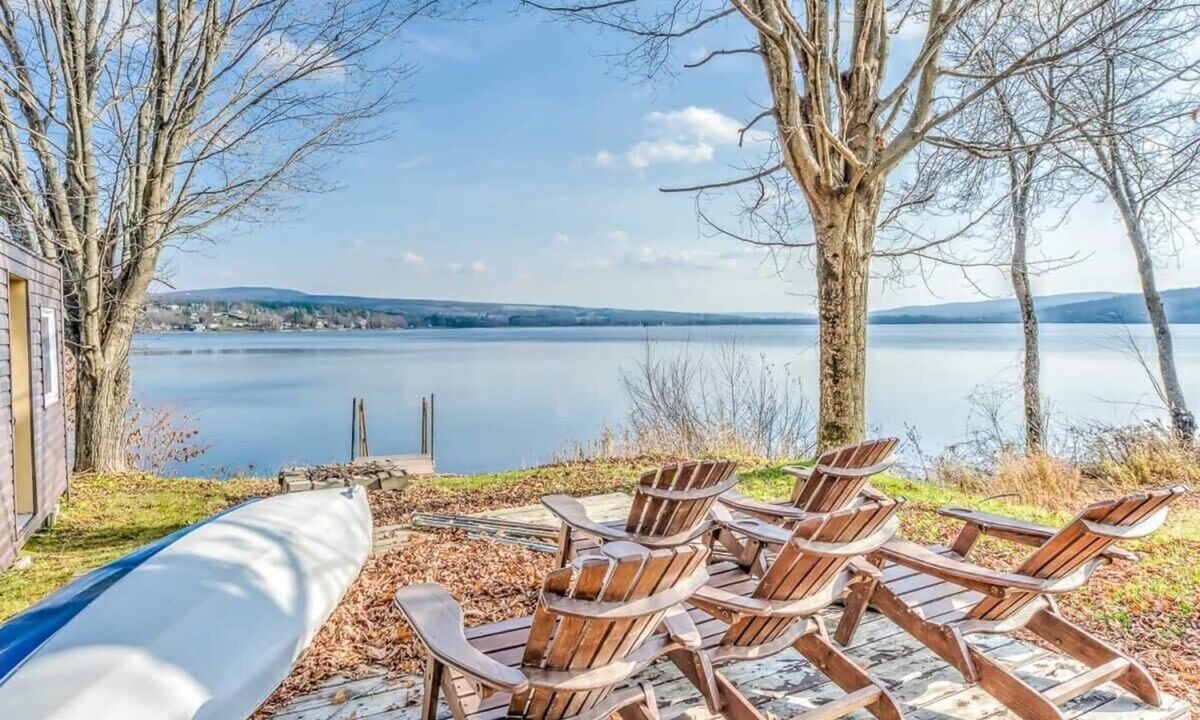 St-Ferdinand Ski Chalet | Gingo Shack | Private Spa & Lake View