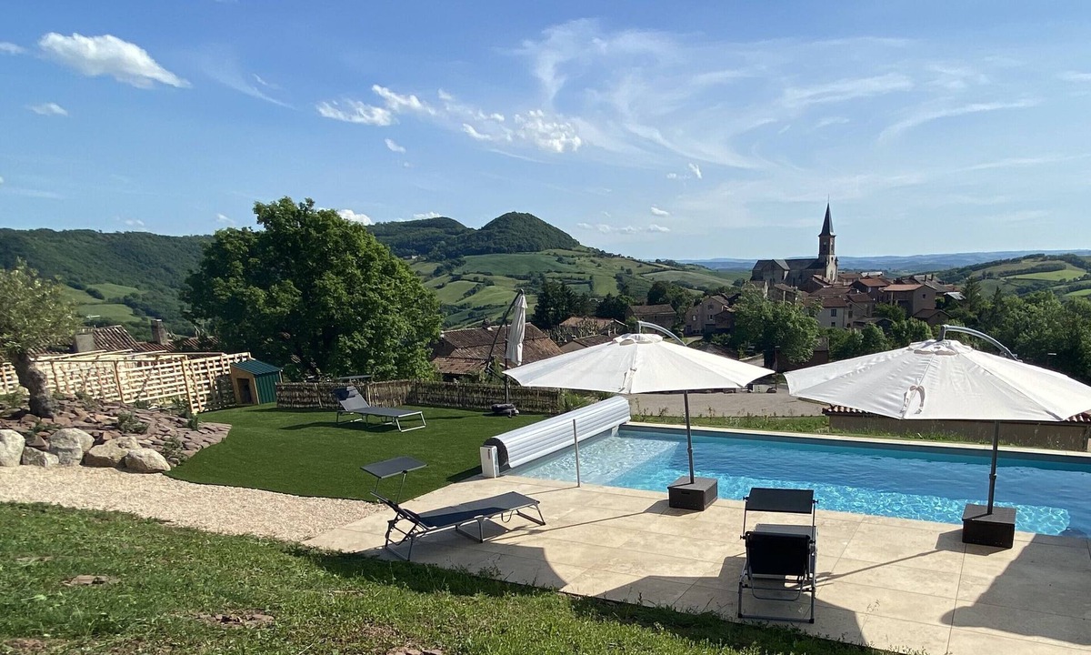 Saint-Victor-et-Melvieu Cottage | GITE ALLn COMFORT NEAR MILLAU/ROQUEFORT PANORAMIC VIEW HEATED SWIMMING POOL