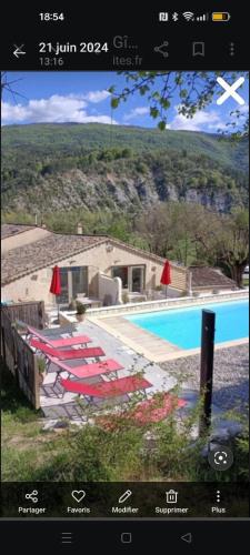Barret-sur-Meouge Apartment | Gite de la Méouge, Domaine de la Méouge, piscine et accès direct rivière