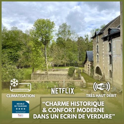 Nouan-sur-Loire House | Gite du Meunier, Moulin de Vineuil, 4ch, 2sdb