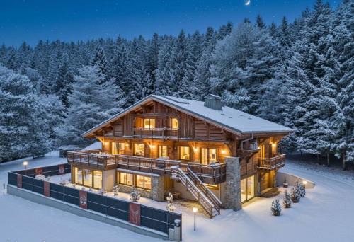 Xonrupt-Longemer Ski Chalet | Gite Le Grand Cerf Piscine et Spa