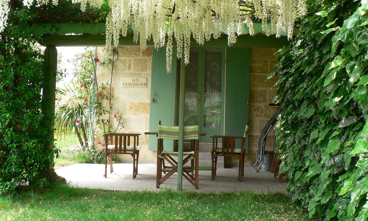 Vignonet House | Gîte les Coquelicots facing the river