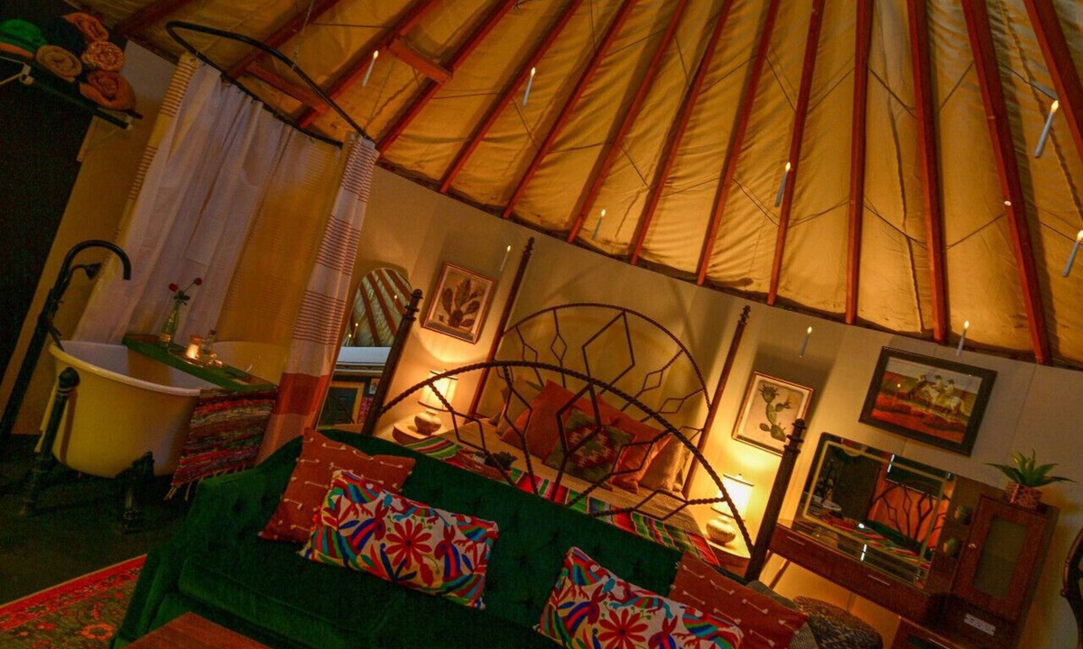Alpine RV Rental | Glamp in Heated Yurt in Big Bend @ Casa de Marca