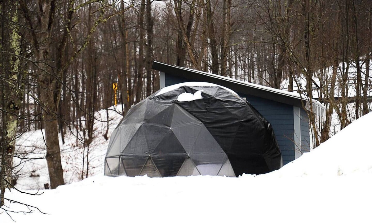 Edray House | Glamping Dome 1 in Snowshoe, WV