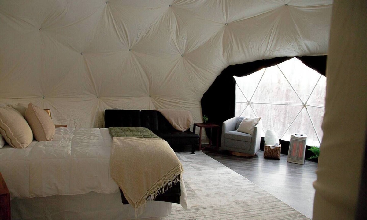 Edray House | Glamping Dome #3 in Snowshoe WV