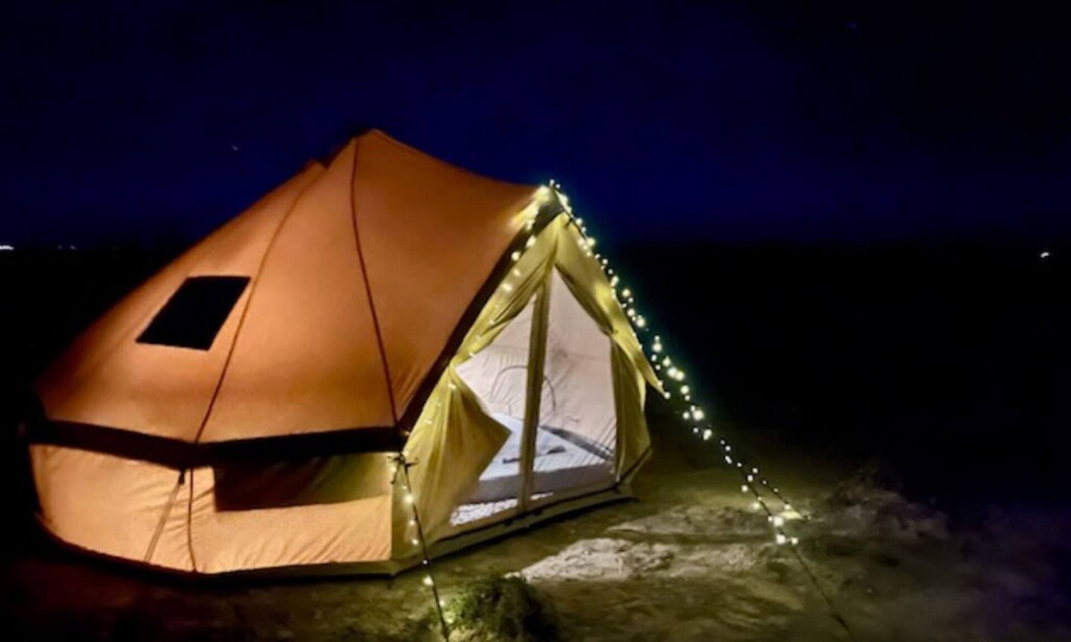 Pine Springs Cabin | Glamping Tent @ Guadalupe Mountains Campfire Adventure Ranch