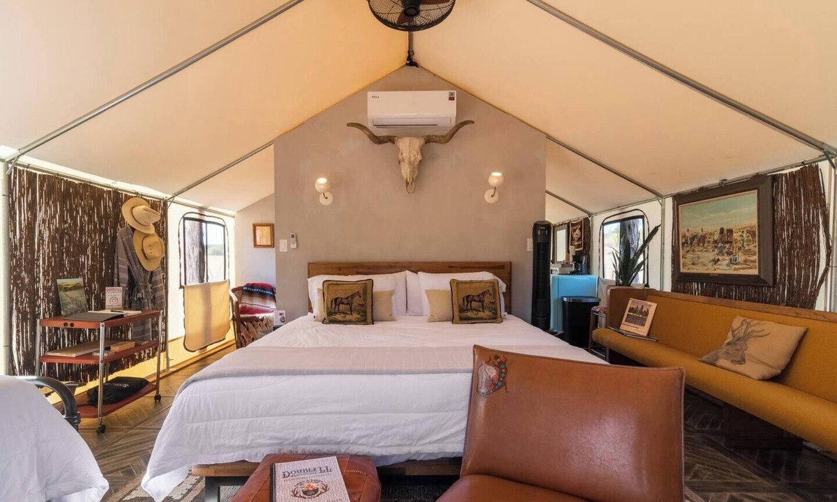 Llano House | Glamping under the Stars + Pool TX Hill Country