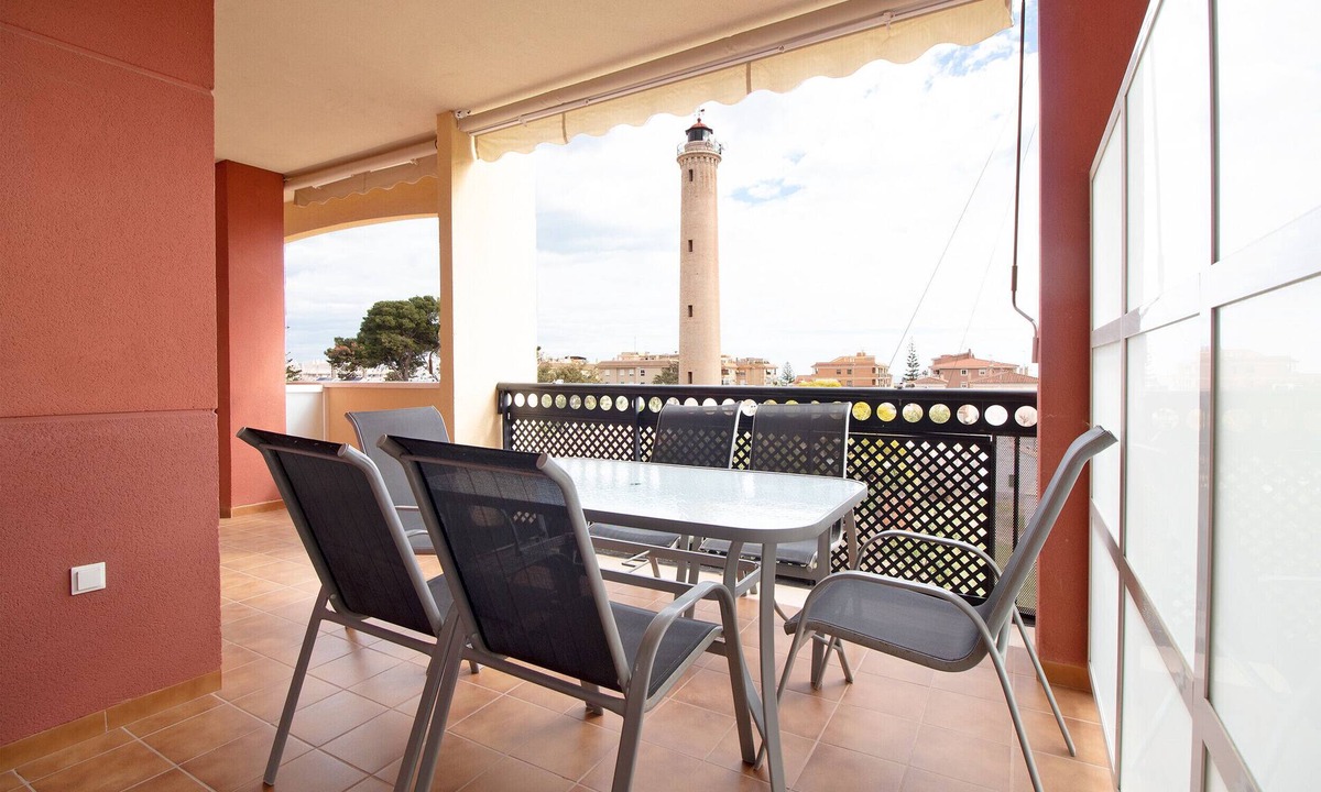 Canet de Berenguer Apartment | Global Vacacional: Apartment with terrace and pool on Canet beach